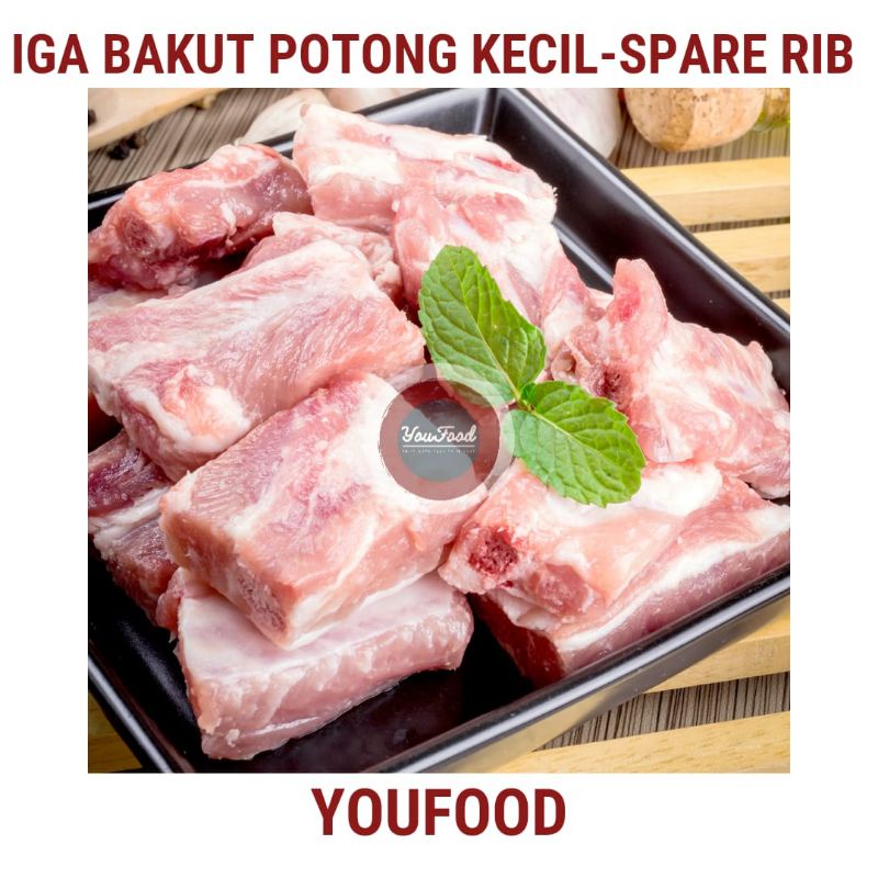 

Daging Babi Iga Bakut Potong Murni - Pork Ribs Cut 500g