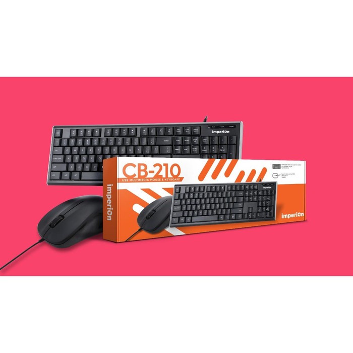 Imperion CB-210 USB Multimedia Mouse &amp; Keyboard Combo