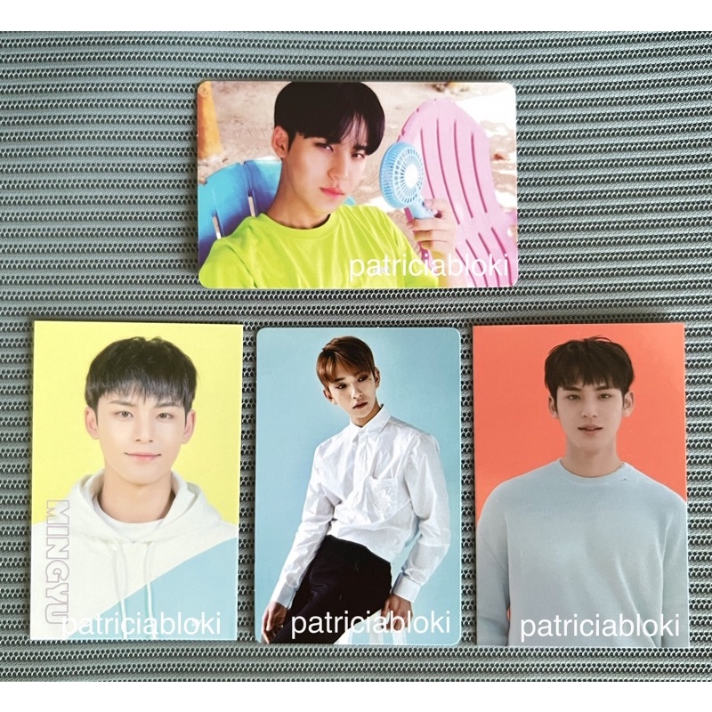 Bundle Photocard Seventeen Mingyu Pc Album Teen Age Green Ver TA TeenAge white black jeonghan wonwoo