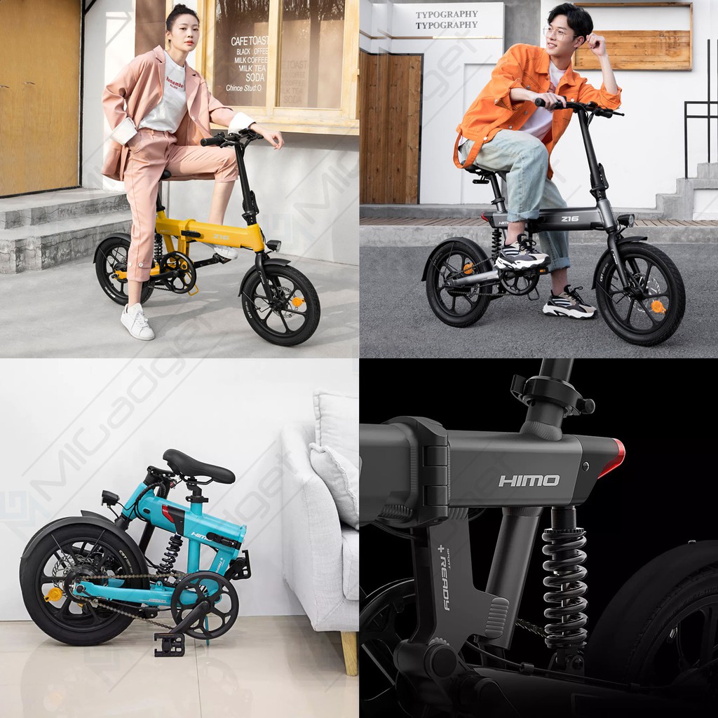 Himo Z16  Sepeda Lipat Elektrik - Folding Electric Himo - - 80Km