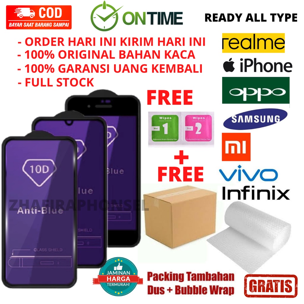 TG TEMPERED GLASS KACA BLUE RAY ANTIGORES KACA ANTI RADIASI REALME NARZO 30 NARZO 30PRO NARZO 50A NA