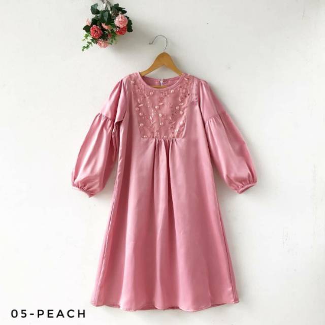 Gamis Anak Gamis Satin Gamis Pesta Shopee Indonesia