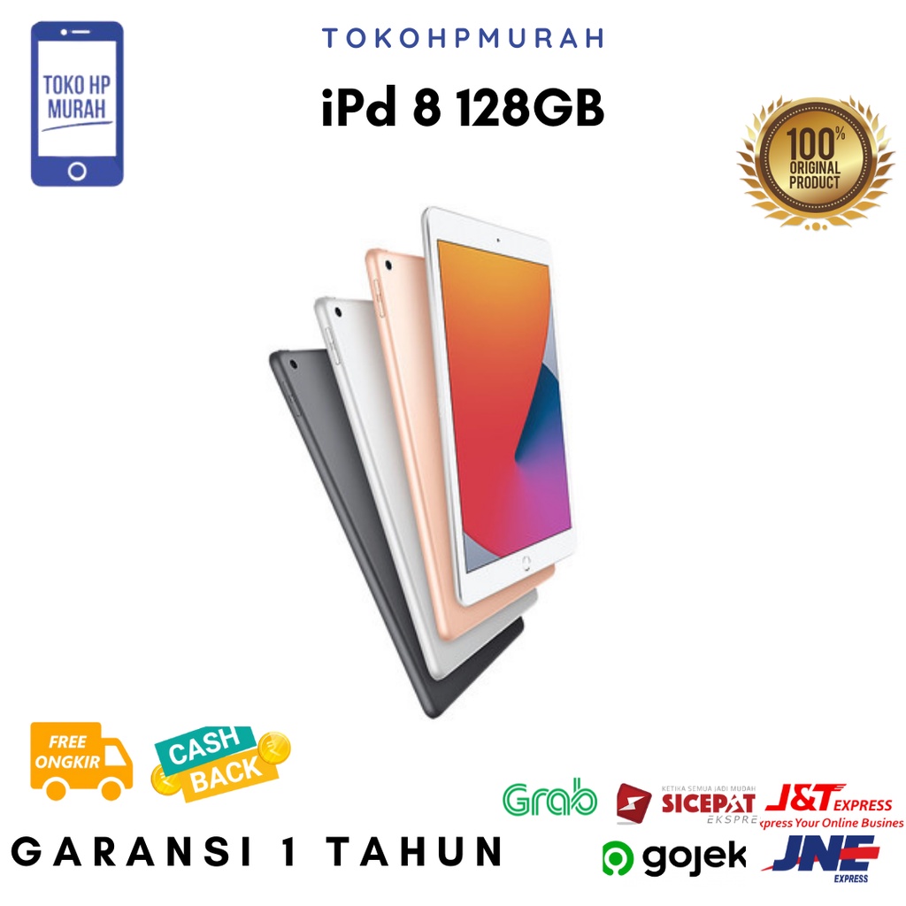 Ipad 8 8th 2020 10.2" Wifi Cellular Cell 128GB 128 GB / 32GB 32 GB Grey Silver Gold