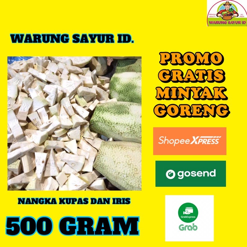 

WARUNG SAYUR ID.| NANGKA KUPAS 500 GRAM | SAYUR SEGAR | SAYUR ONLINE