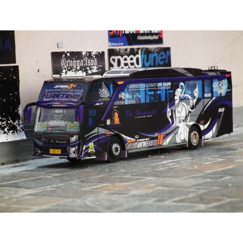 PAPERCRAFT BUS SKALA 1:50 PO.HARYANTO LASTING