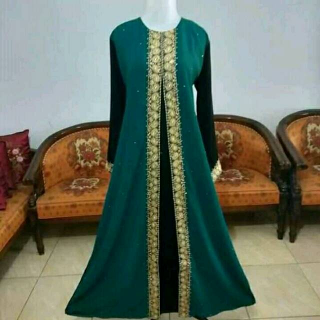 Abaya dubai mahendi abaya dubai kombinasi
