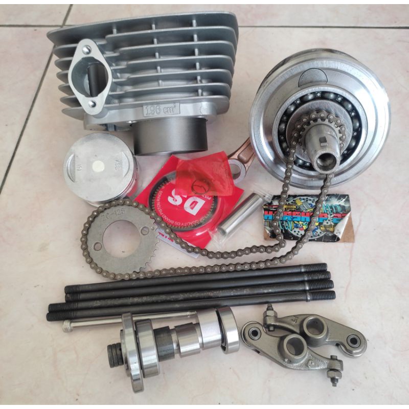 Paket bore up strok up langkah 70 72 pnp tiger gl megapro