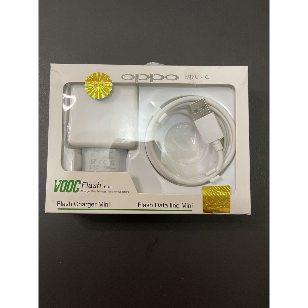 Charger Oppo Tipe-C Original100% VOOC Fast Charging/Charger Oppo