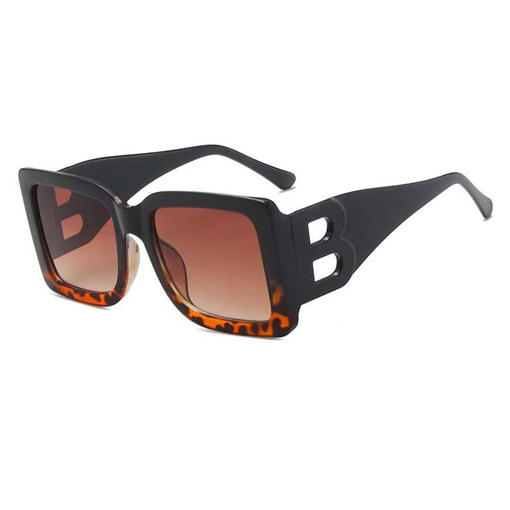 Mxbeauty Kacamata Hitam Wanita Merah Muda Mewah Merek Pria Bingkai Tebal Besar Hitam Square Sun Eyewear Korean Sun Glasses
