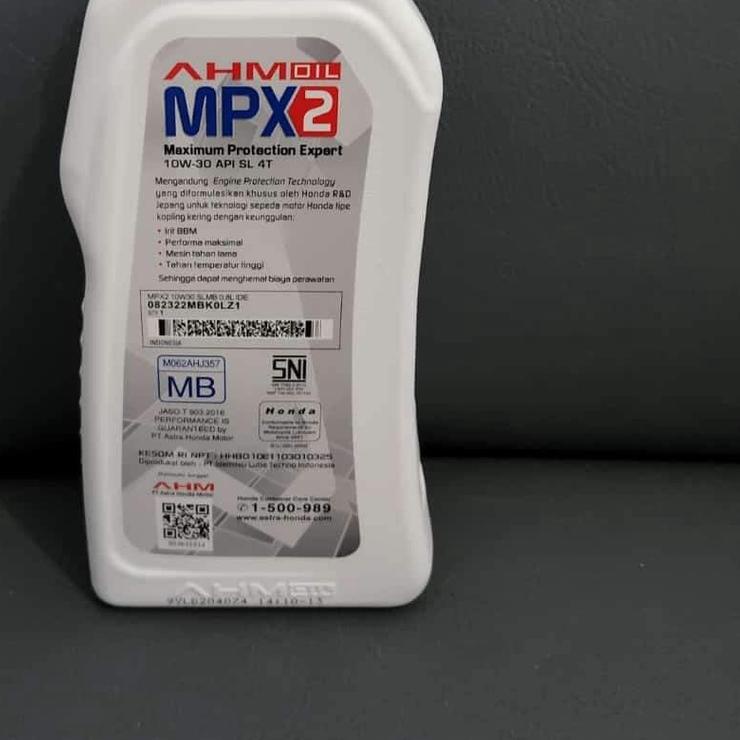 Oli MPX2 800 ml AHM Oil Matic MPX 2 Kemasan baru 800ml