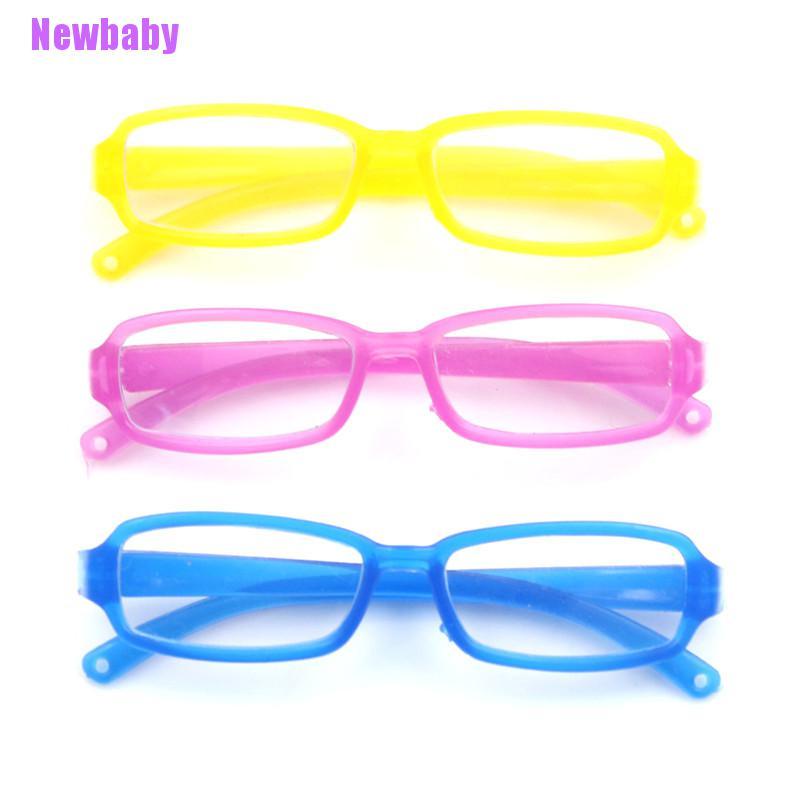 (Newbaby) 1 Pasang Kacamata DIY Untuk Boneka Blyth BJD 1 / 6