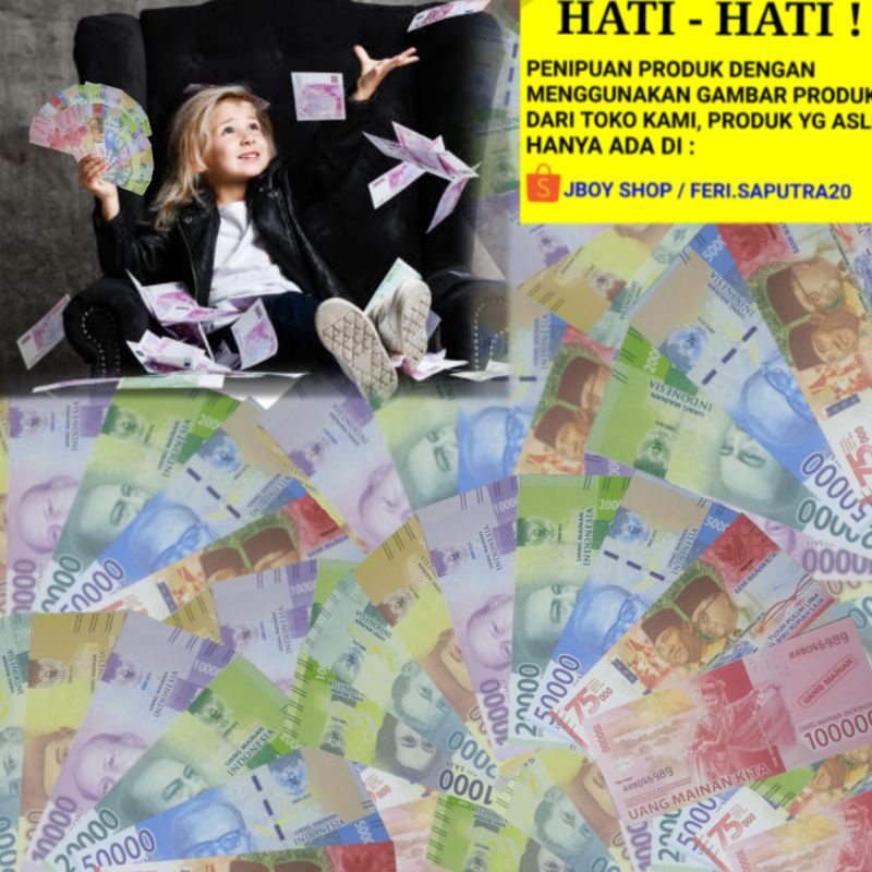 MAINAN UANG / UANG MAINAN / MAINAN UANG ANAK / UANG UANGAN / MAINAN ANAK