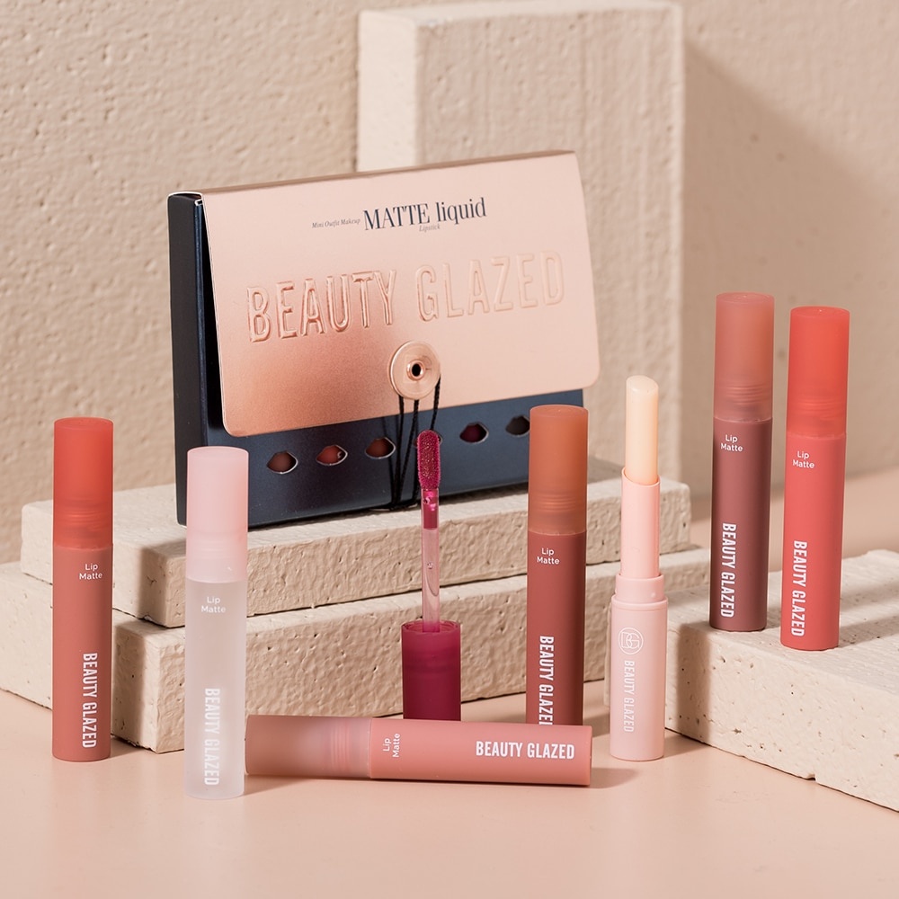 Beauty Glazed Lip Cream Set 8 Color Beauty Glazed Lipstik Beauty Glazed Lipstick Beauty Glazed Lipstick Matte Beauty Glazed Lip Matte Beauty Glazed Lip Cream