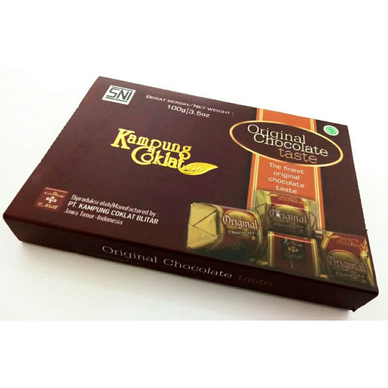 

Original Chocolate Cubes 100.g - KC 12 biji