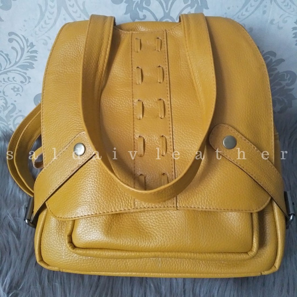 Tas Ransel Kulit Garut SDL104 Shopee Indonesia