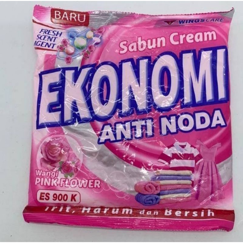 SABUN CREAM EKONOMI PINK FLOWER / LAVENDER 400 GR