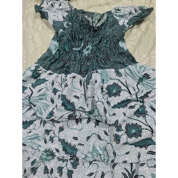 Dress Anak Perempuan Batik Preloved untuk umur 6-7 tahun
