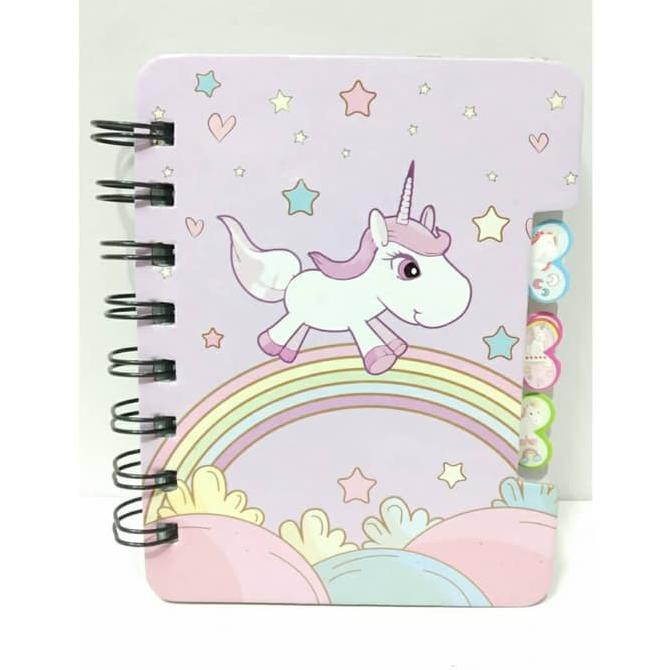 

BARU Agenda Notebook Buku Tulis Lucu Unicorn Ungu