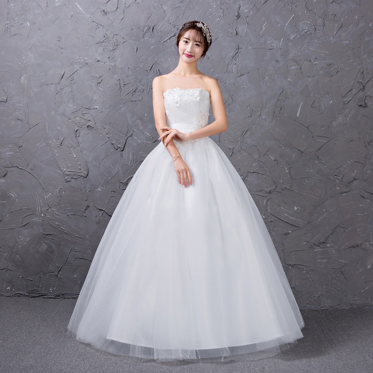 WD-11 gaun pengantin wedding dress lace putih import high quality