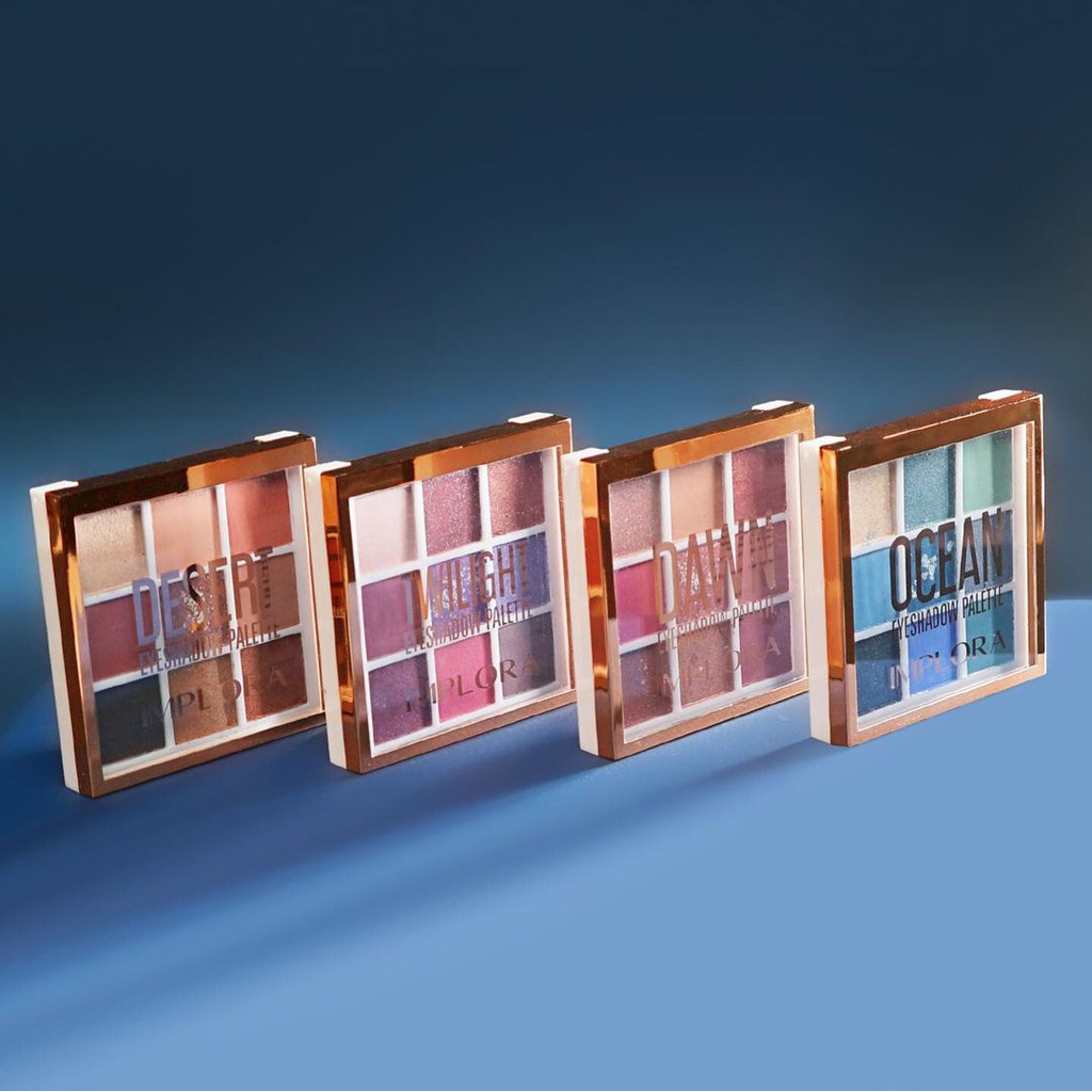 9 in 1 Implora NEW Eyeshadow Palette / Desert Dawn Twilight Ocean (Valensia)