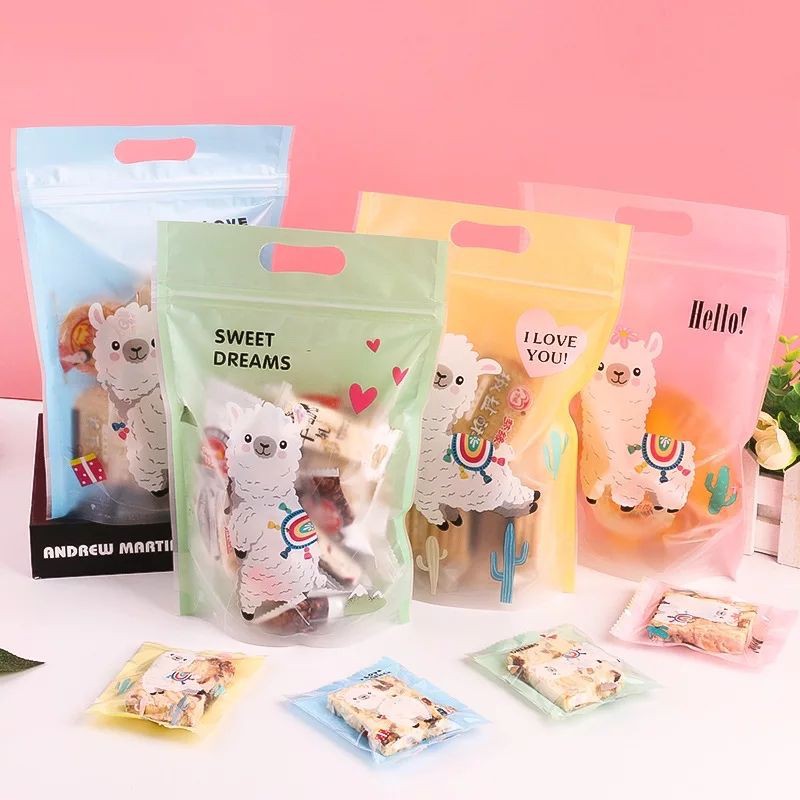 (PZ1) Plastik Ziplock Lama/Plastik Kue Kacang Permen