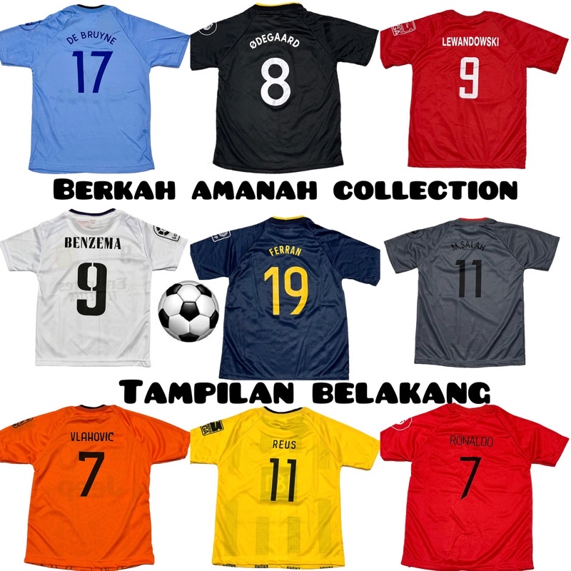 Baju bola anak 14 tahun/ kaos bola anak remaja/ jersey futsal anak/ pakaian olahraga anak tanggung/ baju futsal anak