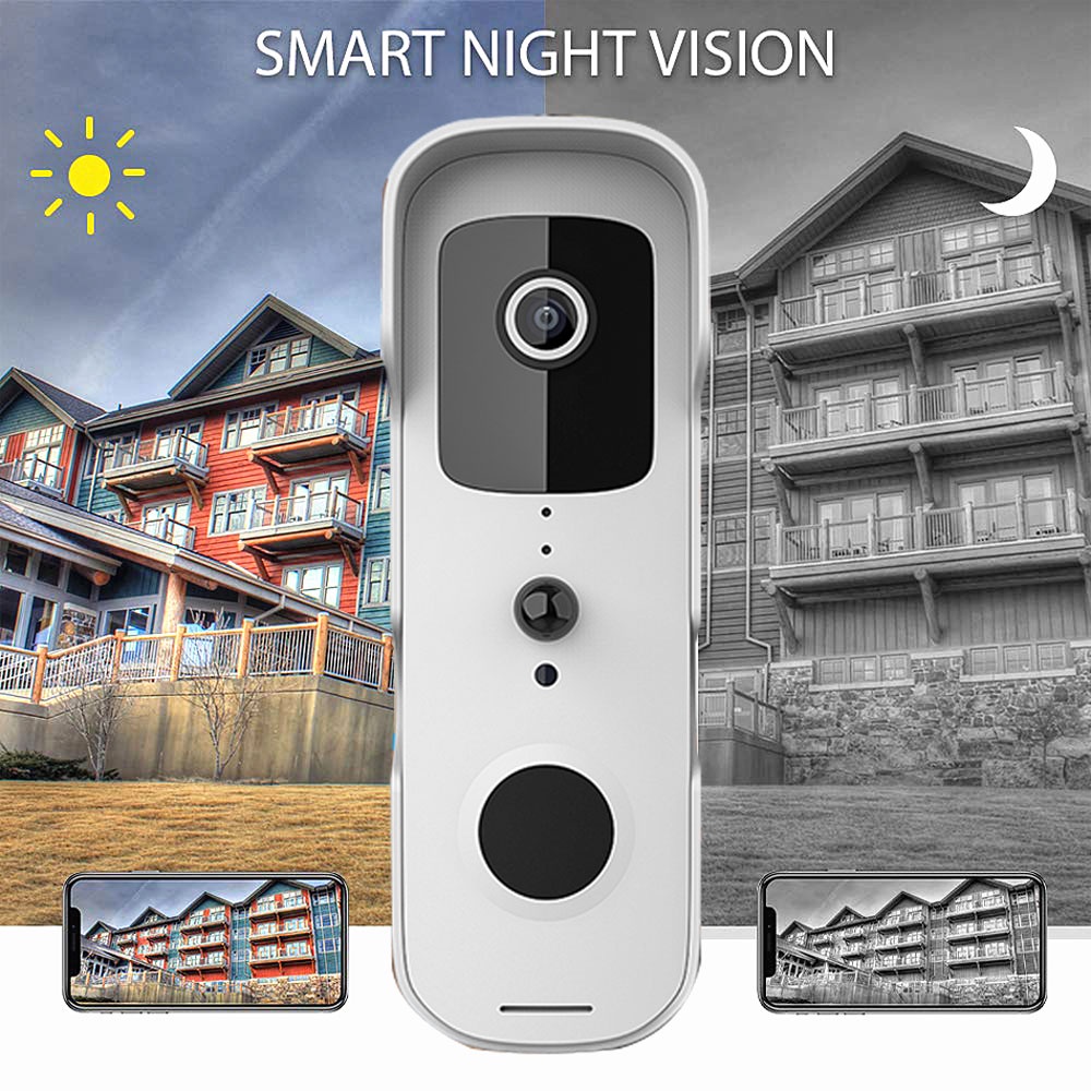 T30 Smart Video Doorbell 1080P HD Night Vision Bel Pintu Wifi TUYA APP