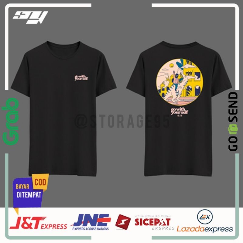 Kaos Distro Pria T-Shirt Pria Baju Pria Atasan Pria Style Japan / Jepang Naga 024