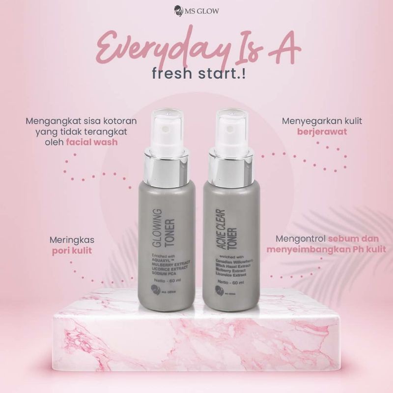 MS GLOW TONER & ACNE TONER