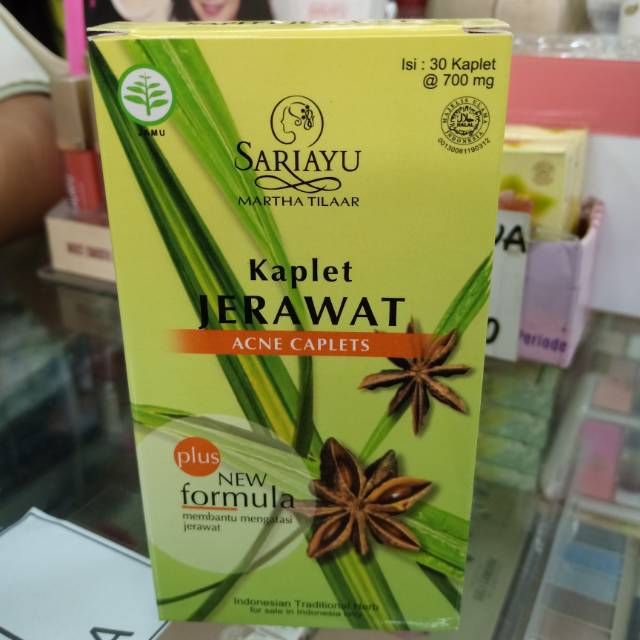 Sariayu Kaplet Jerawat isi 30 kaplet