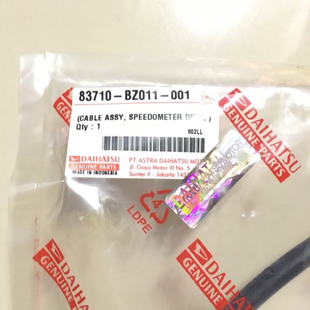 Kabel Kilometer-Kabel KM-Kabel Speedometer Daihatsu Xenia-Avanza 1300cc-Taruna