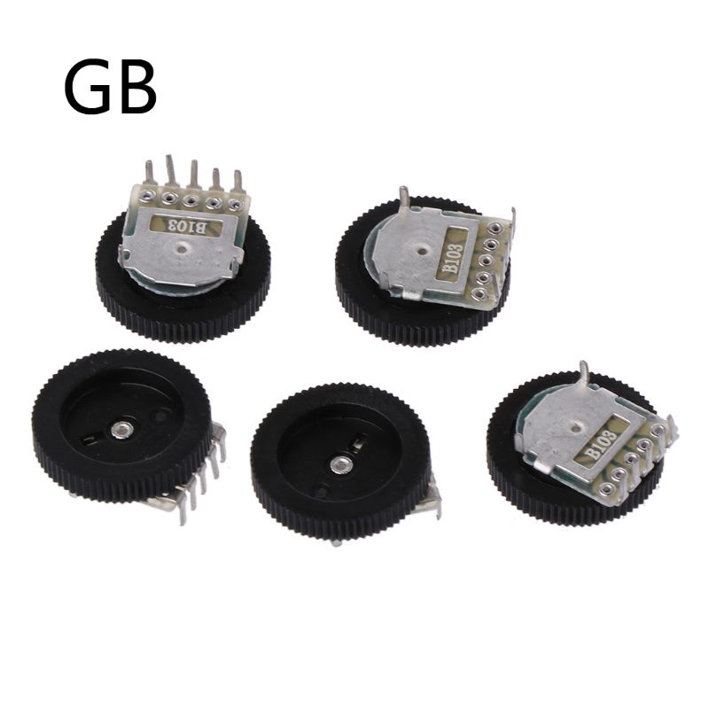 btsg 5Pcs Replacement Volume Switch for Game Boy GB GBA GBC Motherboard Potentiometer