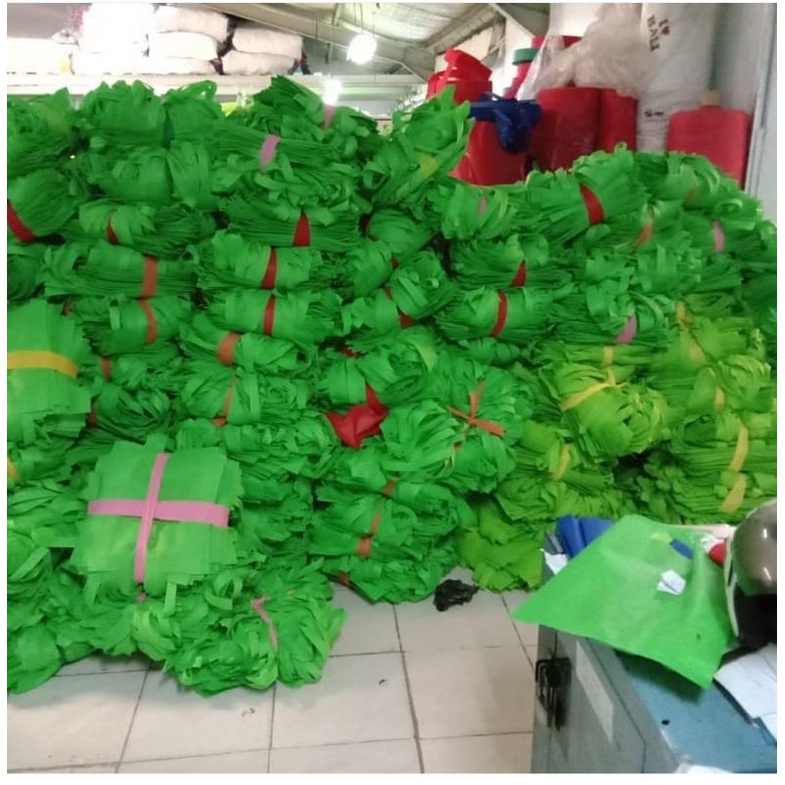 Tas Spunbond Tali 30x40x10 Handle Box / Kotak Goodie Bag Untuk Kantong Belanja Lipat, Sembako, Souveir Ulang tahun / Pernikahan / Hajatan / Pernikahan / Tasyakuran / Syukuran Polos Besar 30x40 Mudah di Kustom Sablon Murah-2