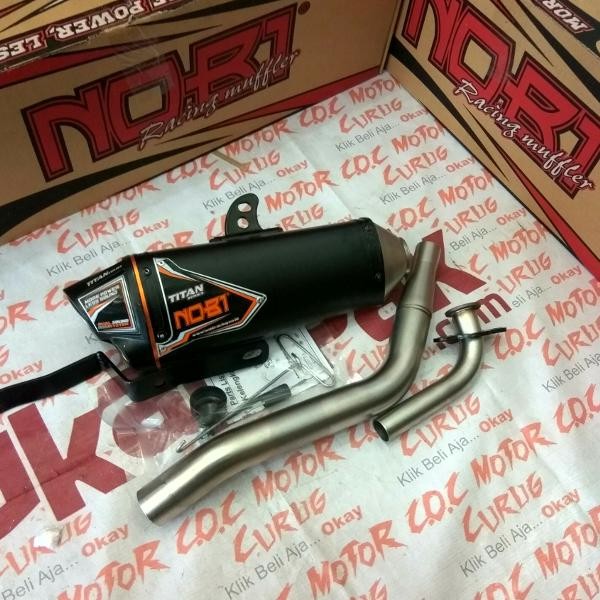 Knalpot Racing Nobi Titan Yamaha Aerox 155 Vva Tipe R S