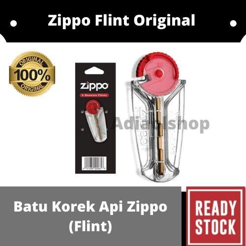 Flint Zippo Batu Korek Api Minyak Original Warna Gold