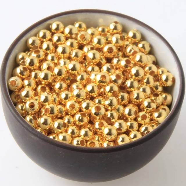 BEAD SPACER LOGAM 2MM 3MM 4MM GOLD ... SILVER... BRONZE LOGAM