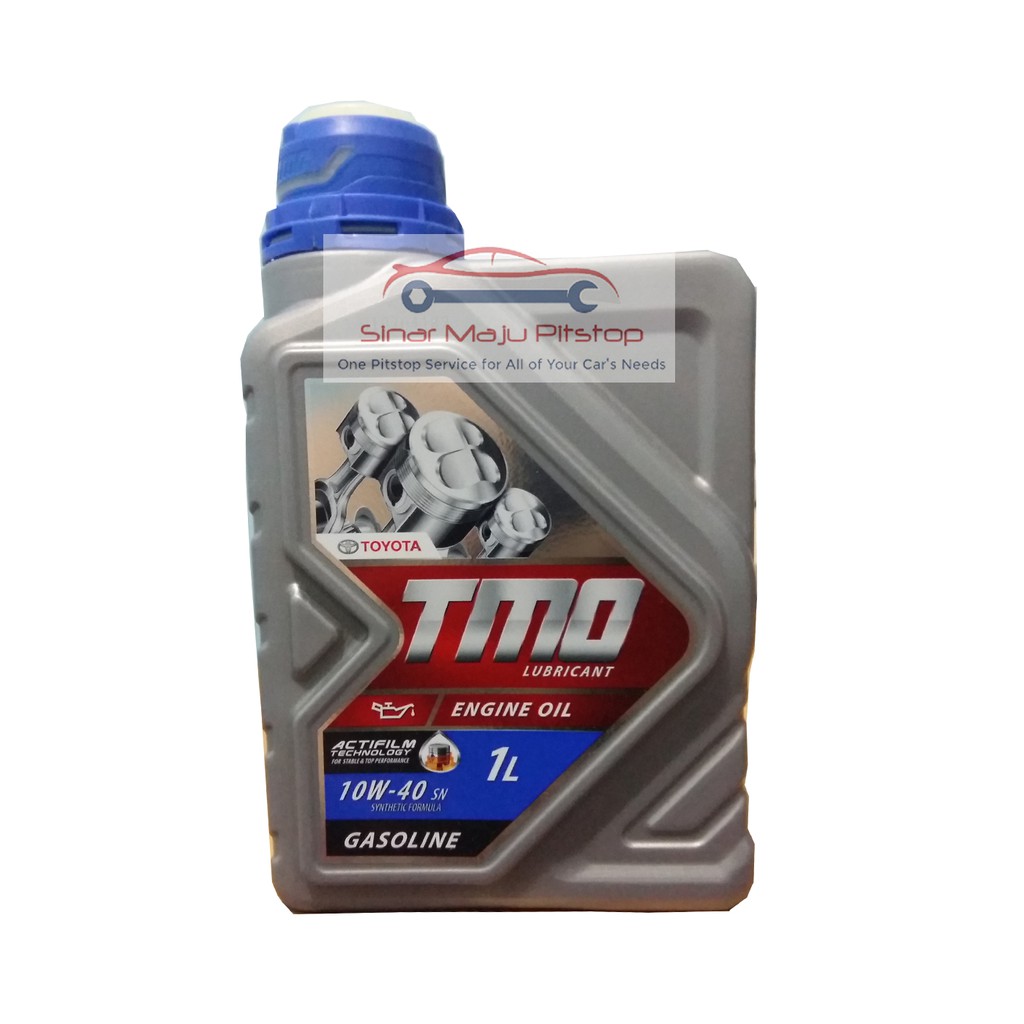 Toyota Motor Oil Synthetic TMO 10W-40 API SN - Oli Mesin Mobil Bensin 1 Liter AVANZA AGYA CALYA RUSH