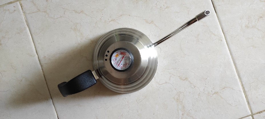 Coffee Maker Pot Drip Teko 1l With Thermometer