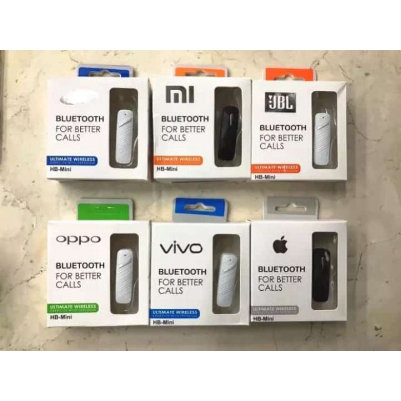 Hf/Hendset Blotot/Bluetooth Vivo Original Super Bass Universal Earphone