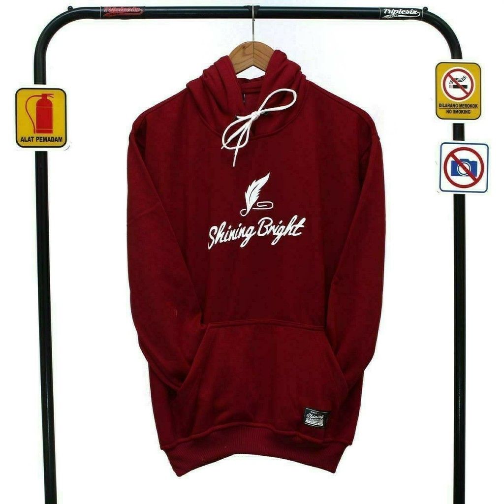 TERMURAH!! SWEATER SHINING BRIGHT / SWEATER HOODIE SHINING BRIGHT / BAYAR DI TEMPAT (COD)