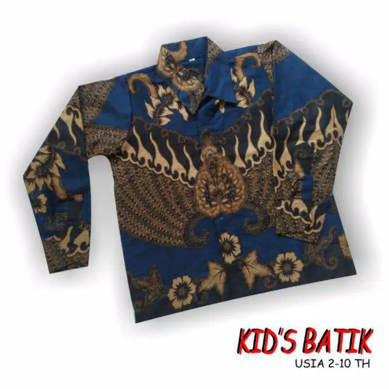KEMEJA BATIK ANAK LENGAN PANJANG TEMURAH USIA 2-13TH DI SHOPEE (BISA COD)