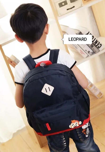 Tas Backpack For Kids Motif MONKEY /tas ransel anak cowok cewek /tas anak jagoan /tas punggung