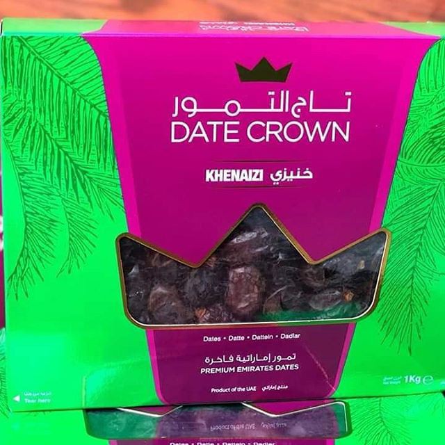 Kurma Date Crown Khalas Date Crown Khenaizi Date Crown Lulu Kemasan Baru Indonesia