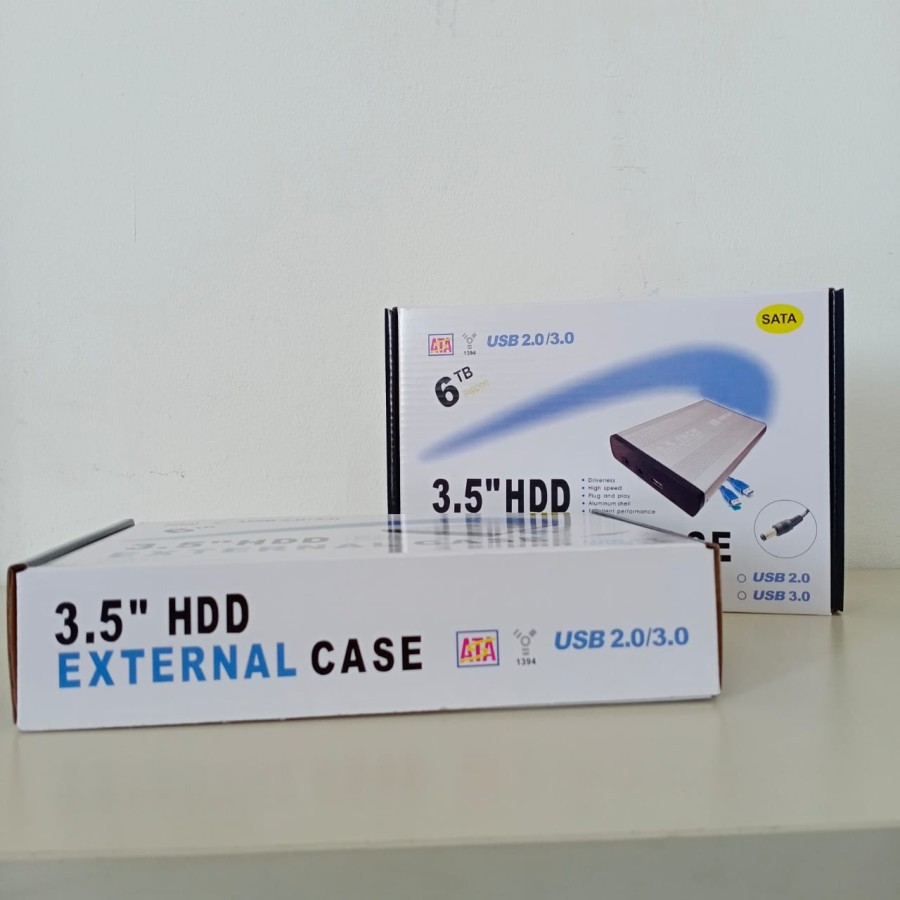 CASE HARDISK EXTERNAL 3,5&quot; PC SATA BARU