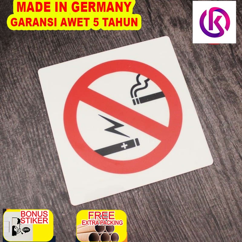 

Grosir Sign Dilarang Merokok & Vaping / Sign No Smoking Printed