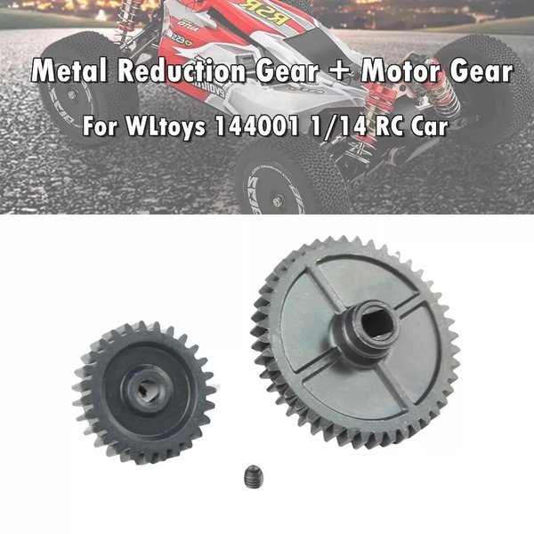 gear motor spur shaft wltoys 144001 baja metal upgrade rc 1 per 14
