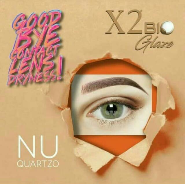 x2 bio glaze softlens warna tanpa pinggiran hitam mirip nobluk cocok mata sensitif bisa minus tinggi