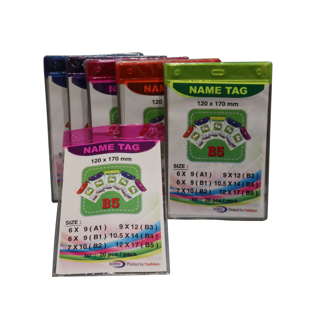 

Name Tag Warna B5