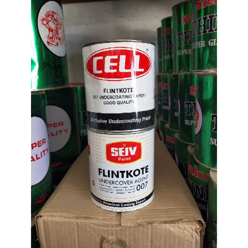 FLINKOTE SEIV CELL CAT ANTI KARAT BESI BAJA /CAT ANTI KARAT PAGAR MESIN PELAPIS ANTI BOCOR BESI BAJA