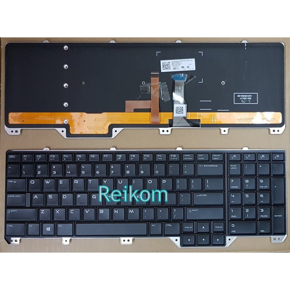 Keyboard Dell Alienware M17 R2 M17 R3